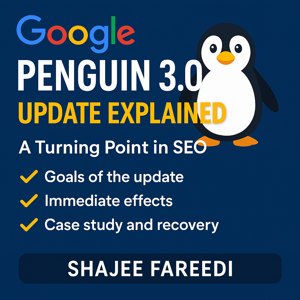 Google Penguin 3.0 Update – A Turning Point in SEO